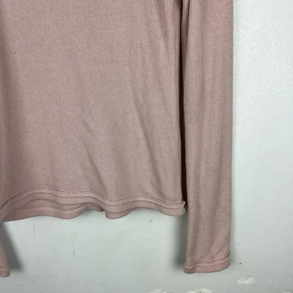We The Free Call Me Cardigan Sweater Pink V-neck Button Front Long Sleeve Medium - Picture 11 of 12